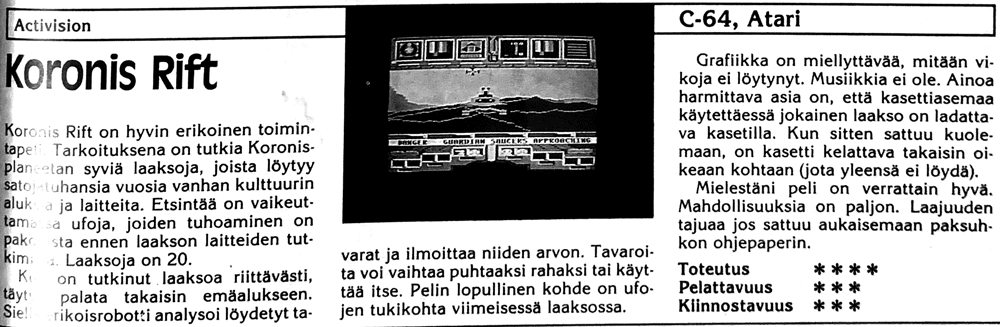 Koronis Rift